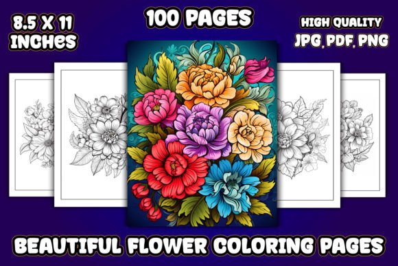 Beautiful Flower Coloring Pages for KDP: A Complete Guide to Creating a Profitable Coloring Book Business