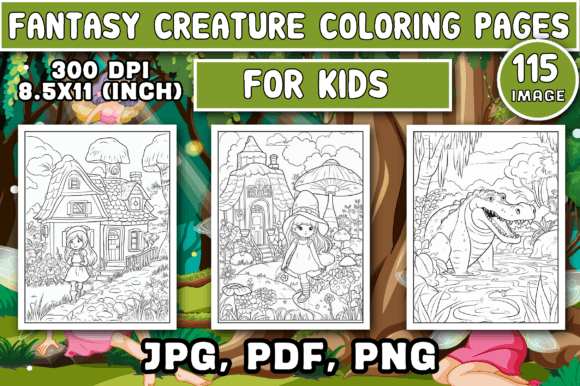 Bringing Imagination to Life: A Practical Guide to 115 Fantasy Character Coloring Pages