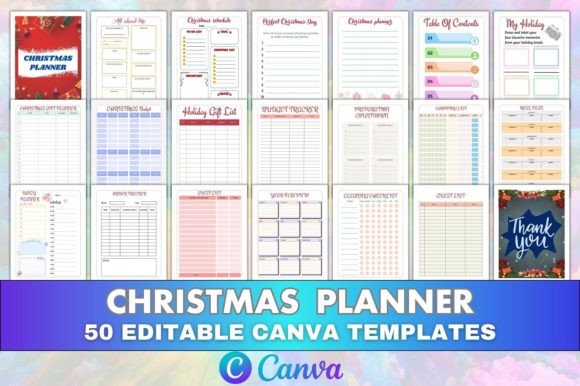 Christmas Planner Canva Editable KDP: A Comprehensive Guide for Home and Office Use
