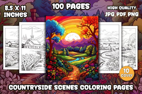Countryside Scenes Coloring Pages: What to Check Before You Buy or Use Them