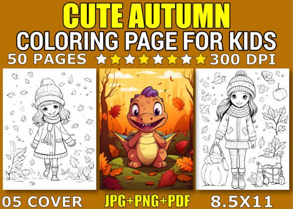 Cute Autumn Coloring Pages for Kids – A Strategic Resource for Self-Publishers and Creators