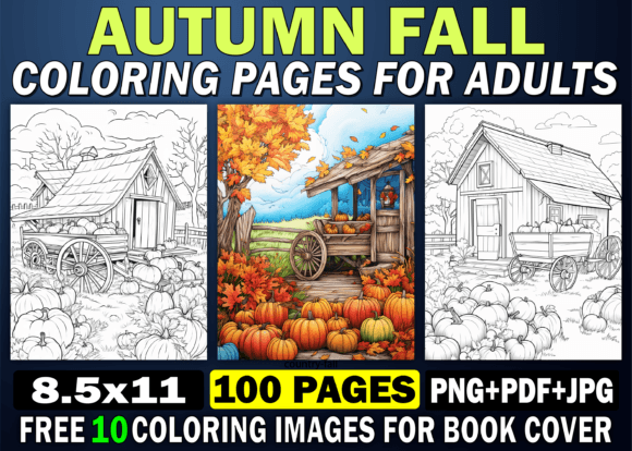 Embrace the Season: The Complete Guide to Autumn Fall Coloring Pages for Adults and KDP Interior Design