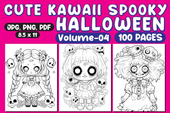 Halloween Kawaii Coloring Pages Vol – 04: A Practical Evaluation for Creators and Parents