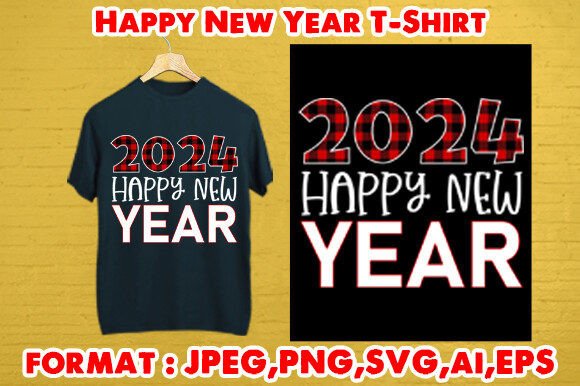 New Year T-Shirt: A Versatile Design Solution for Your POD and KDP Business