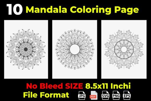 Ornament Floral Mandala Coloring Pages: A Vintage Journey into Relaxation and Creative Commerce