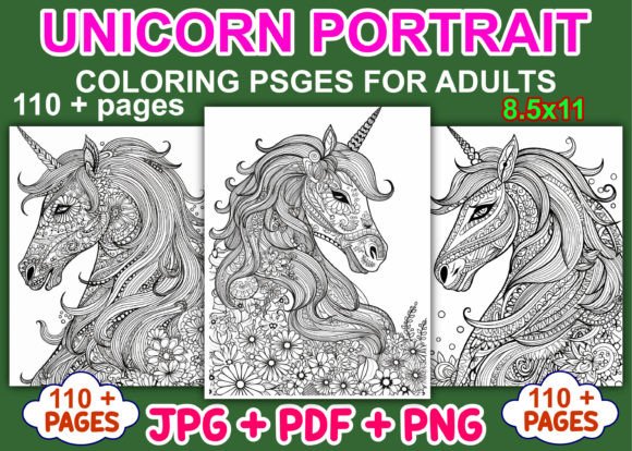 Unicorn Portrait Coloring Pages for Adults: A Practical Guide to Creating KDP Interiors That Sell